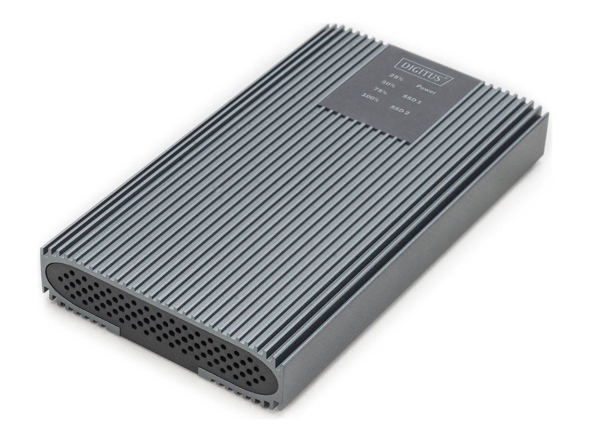 DIGITUS USB M.2 NVMe Klonstation, SSD, NVMe werkzeugfrei