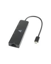 V7 USB-C TO ETHENET 2.5G ADAPTER RJ-45 NETWORK HUB DONGLE 3XUSB-A Adapter Digital/Daten Netzwerk