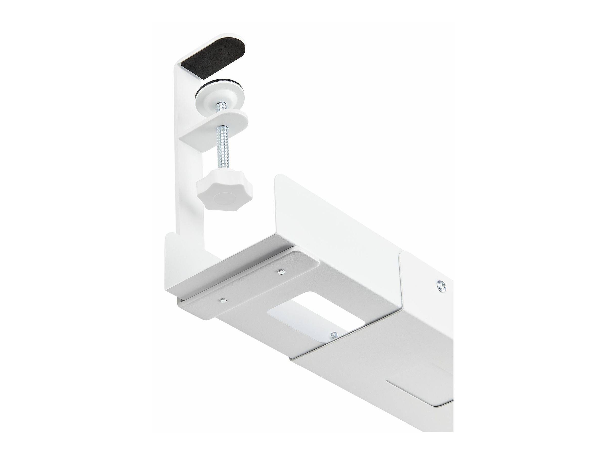 StarTech.com Under Desk Cable Management Tray, Clamp-on Installation