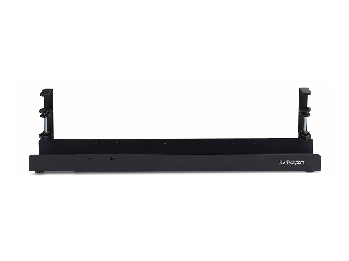 StarTech.com Under Desk Cable Management Tray, Clamp-on Installation