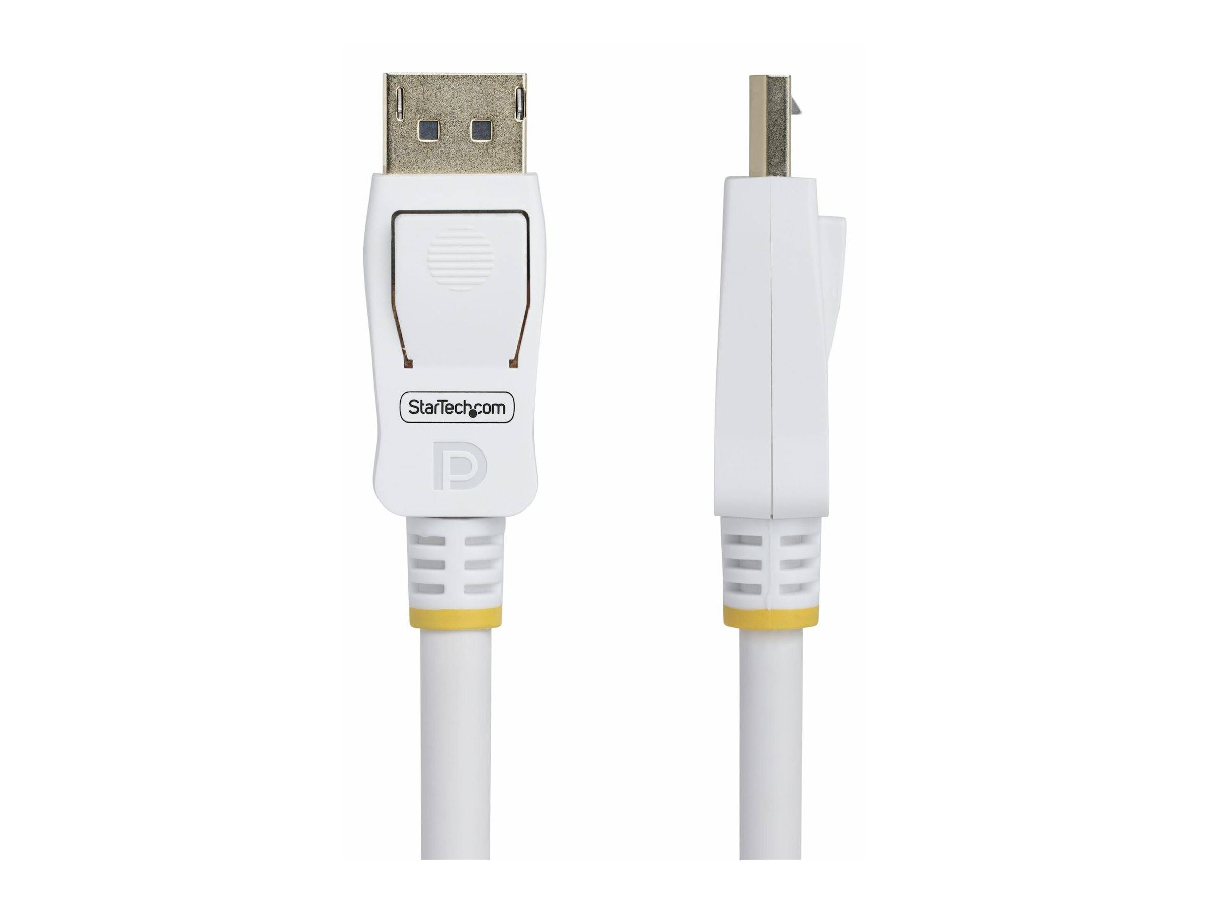 StarTech.com 6ft White VESA Certified DisplayPort 1.2 Cable with Latches - DisplayPort-Kabel - DisplayPort (M)