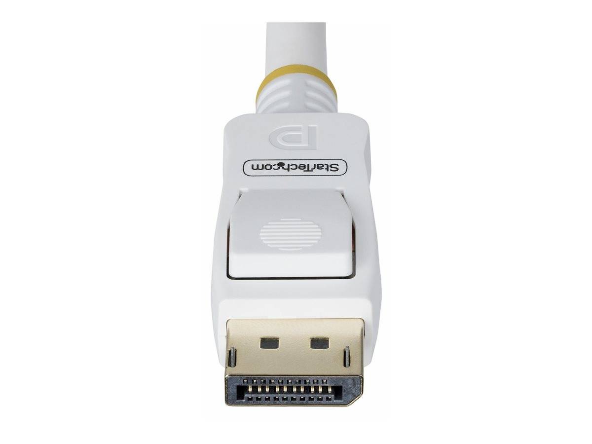 StarTech.com 6ft White VESA Certified DisplayPort 1.2 Cable with Latches - DisplayPort-Kabel - DisplayPort (M)