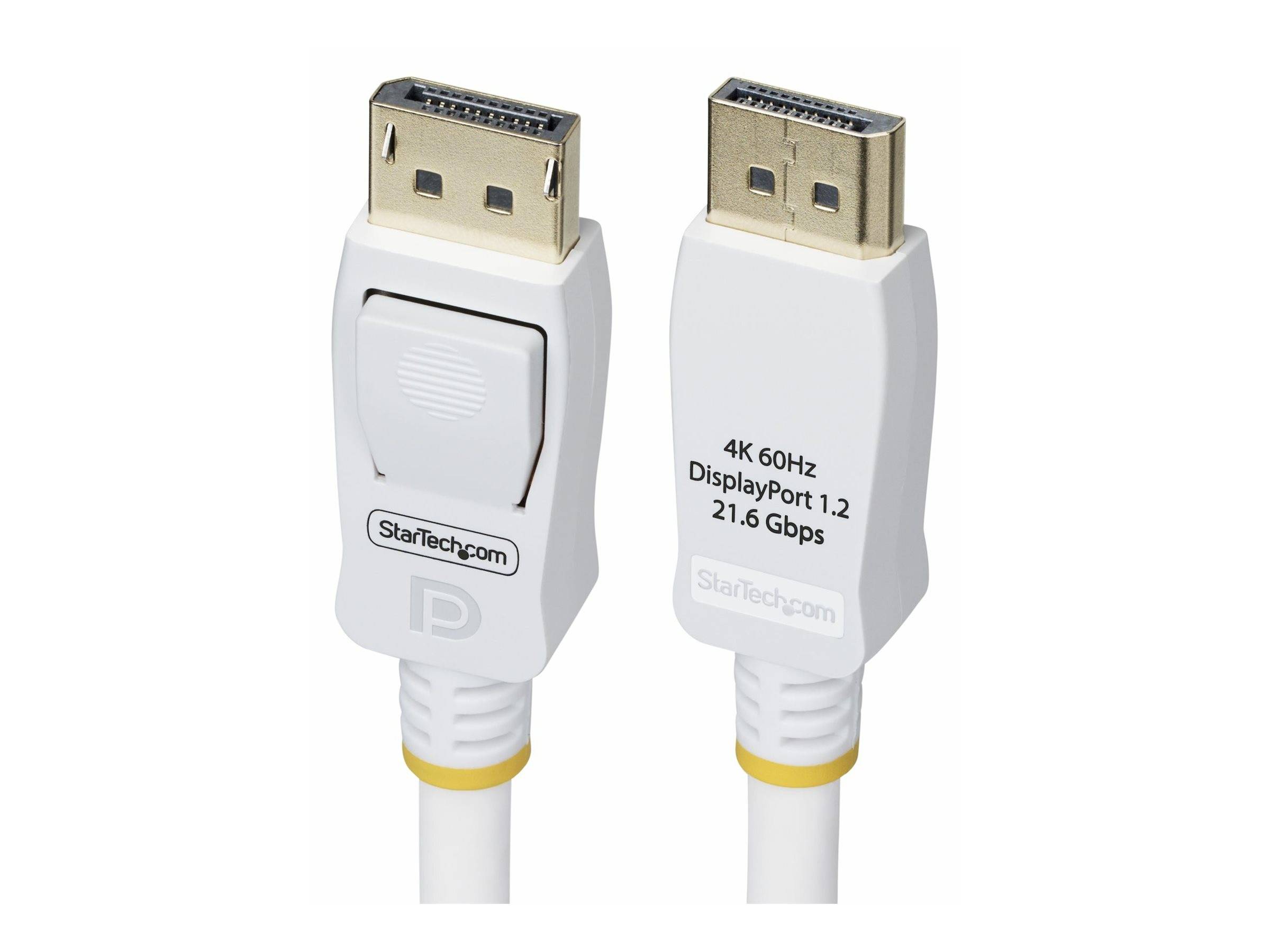 StarTech.com 6ft White VESA Certified DisplayPort 1.2 Cable with Latches - DisplayPort-Kabel - DisplayPort (M)
