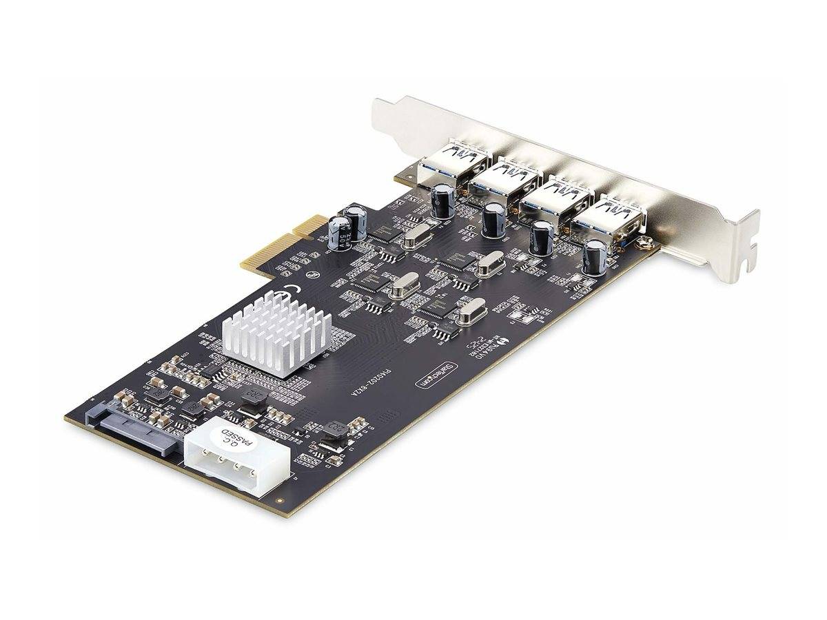 StarTech.com 4-Port USB-A PCIe Card, USB 3.2 5Gbps, 4x USB Controllers