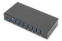 DIGITUS - USB 3.0 Hub 7-Port Industrial Line 3.0 Hub 7 Port Industrial Metall inkl