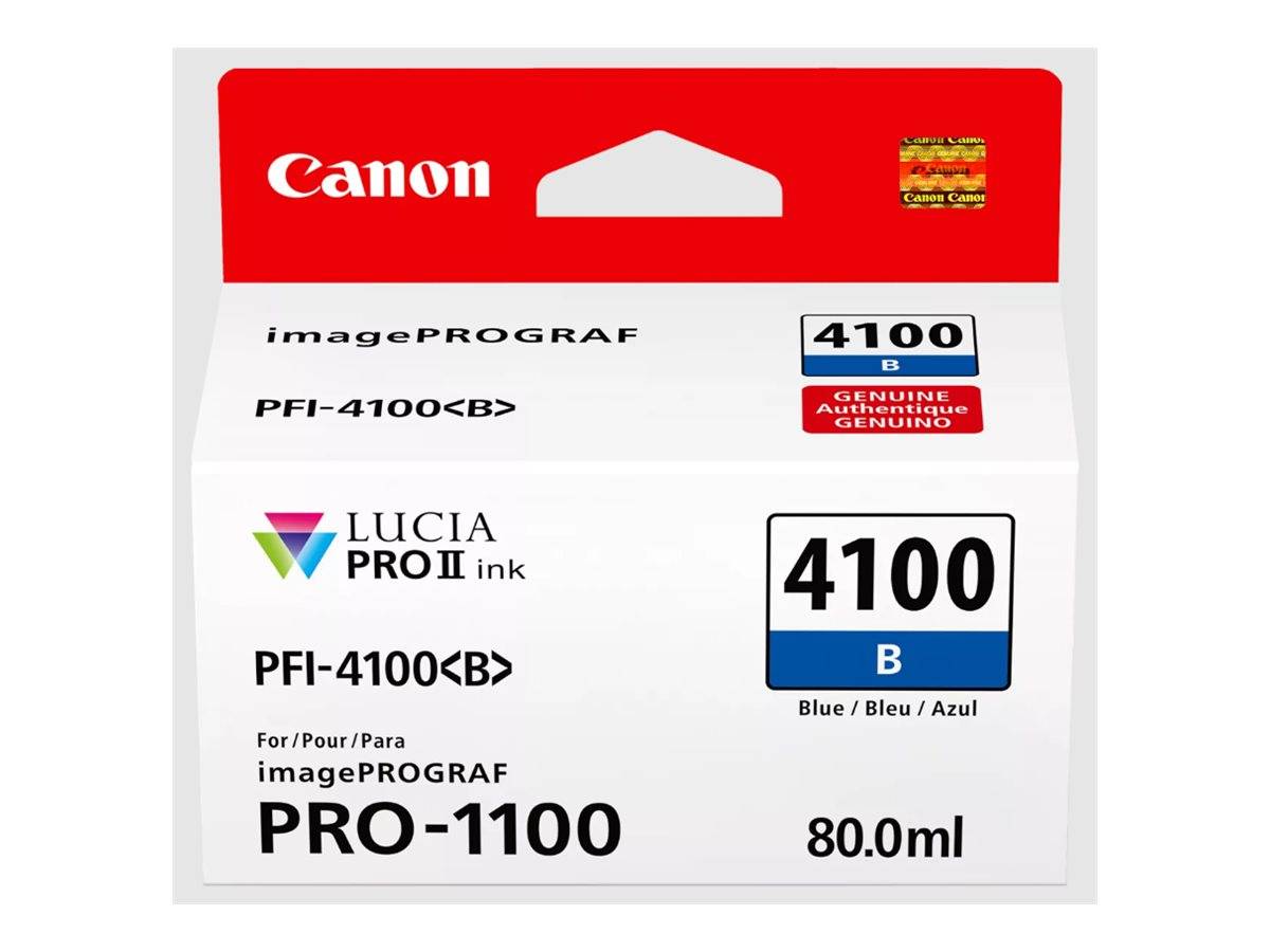 Canon PFI-4100 B - 80 ml - Blau - original - Hängebox