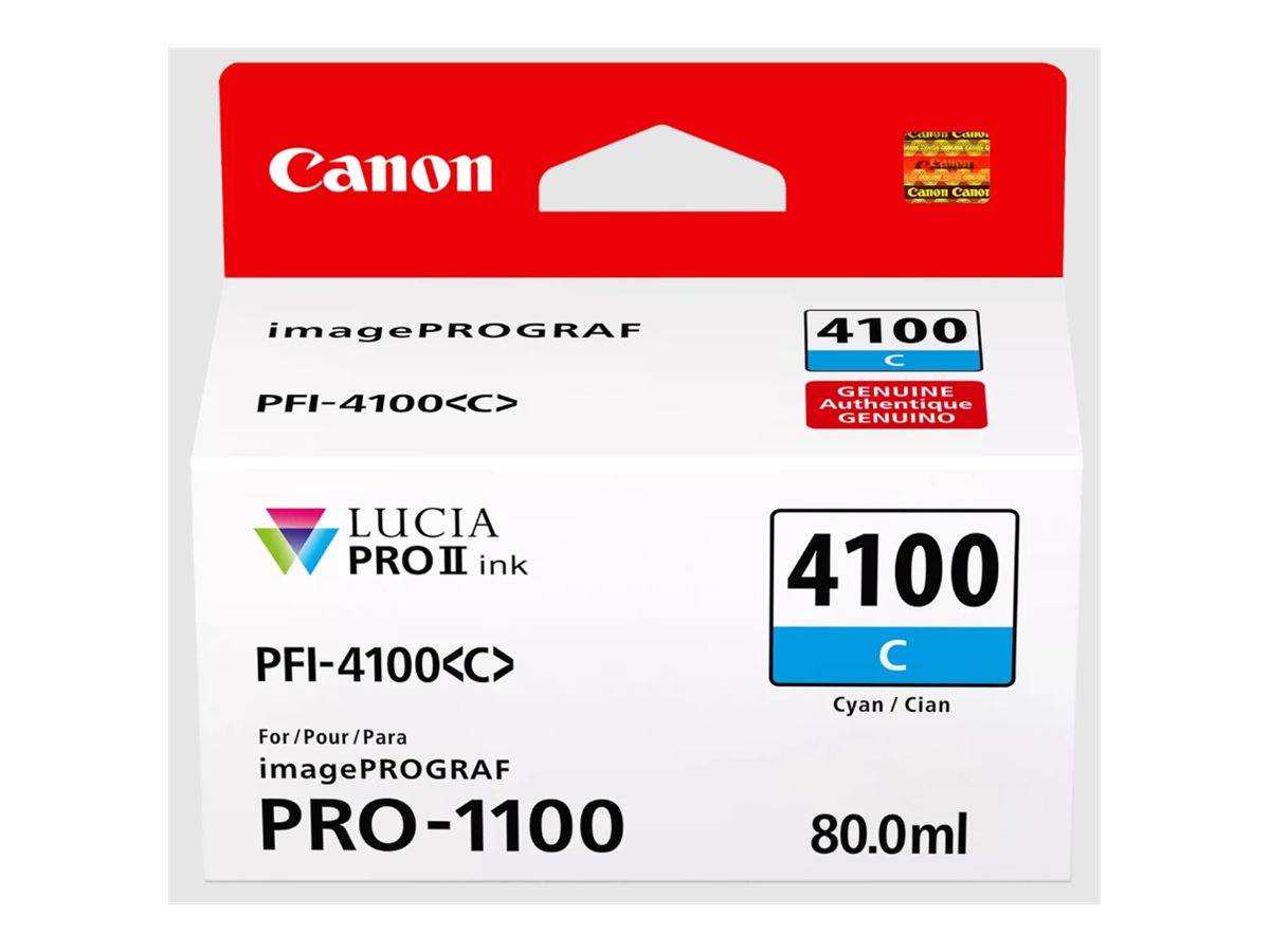 Canon PFI-4100 C - 80 ml - Cyan - original - Hängebox