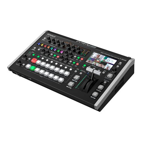 ROLAND V-80HD - 8-Kanal Streaming Video-Switcher (1.080/60p | 4,3“ LCD-Farbdisplay | SDI & HDMI | PTZ-Steuerung |