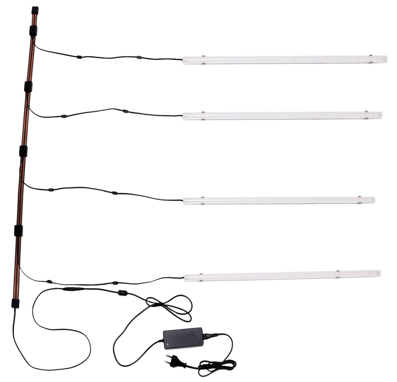 DOTLUX RETAILO Magnetstromband inkl. 60W Netzteil Set 4 Stück