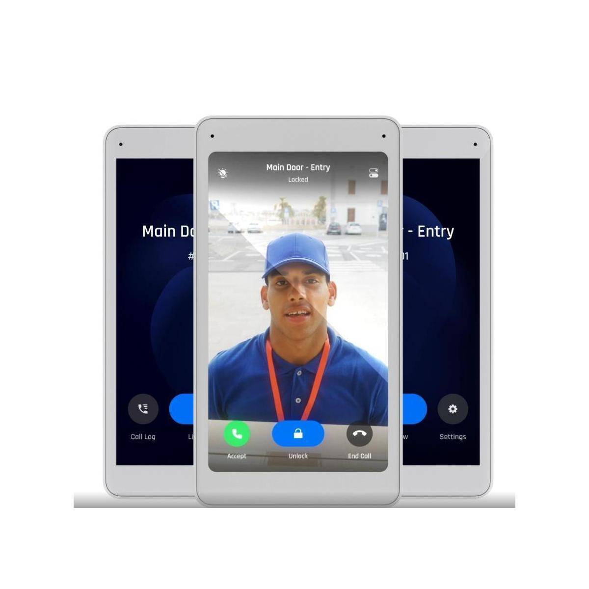 UA-INTERCOM-VIEWER-3 - Wandmontiertes Videodisplay, 3 Stück