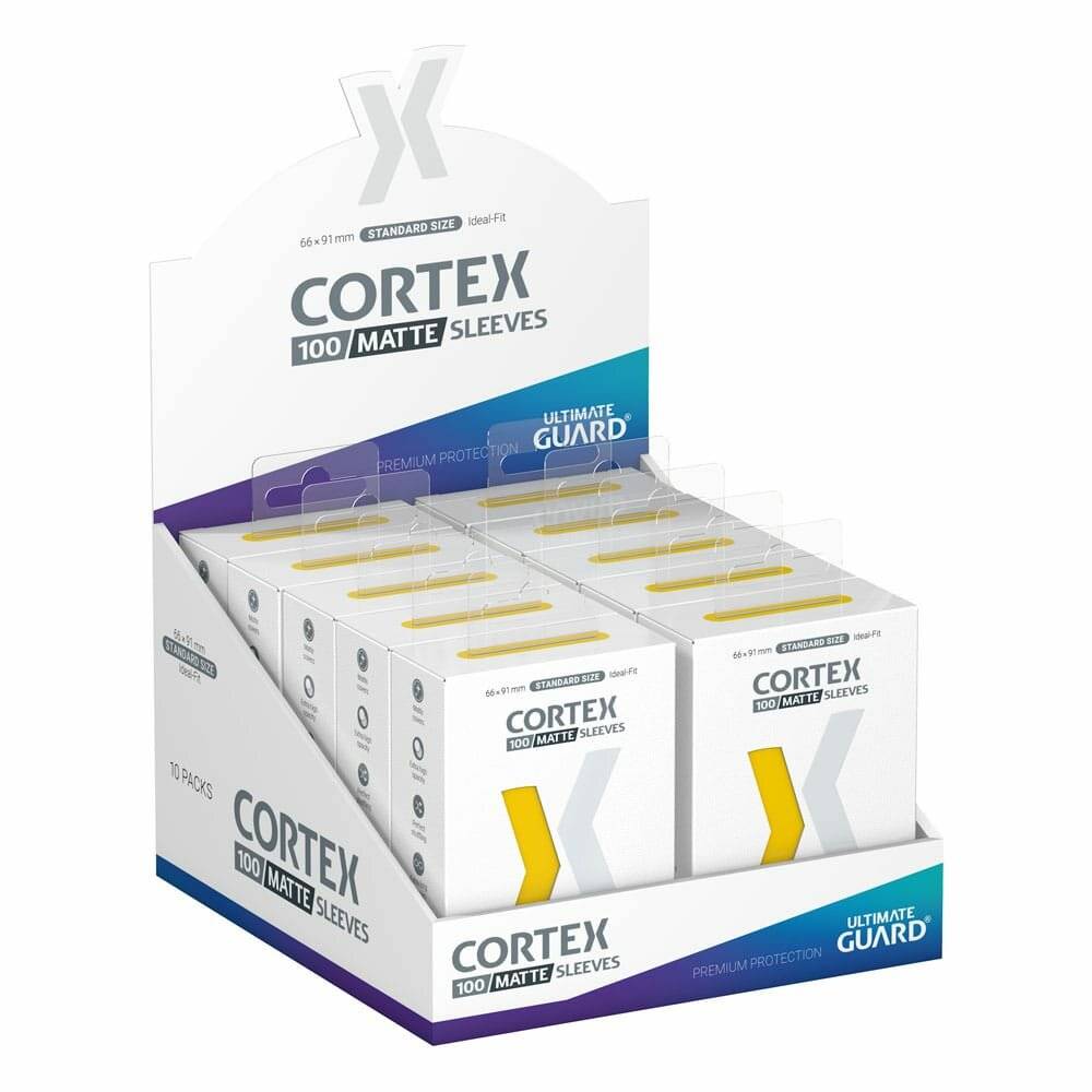 Ultimate Guard Cortex Sleeves Standardgröße Matte Yellow (100)