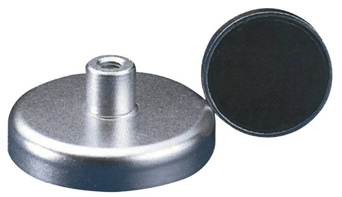 Magnetflachgreifer D.16xH11,5mm m.Gewindebuchse Haftkraft 18N