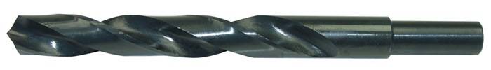 Spiralbohrer DIN 338 TypN D.17,5mm HSS rollgew.abg.Schaft Schaft-D.13mm kurz
