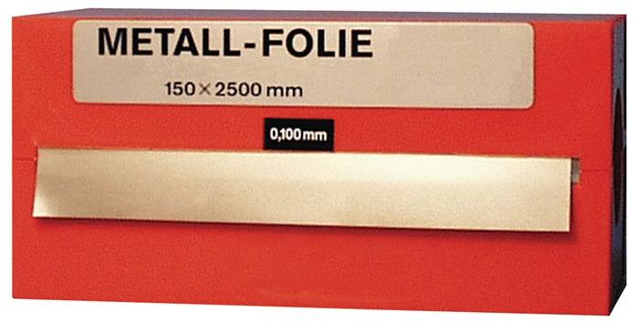 Metallfolie D.0,300mm MS MS63 L.2500mm B.150mm RECORD