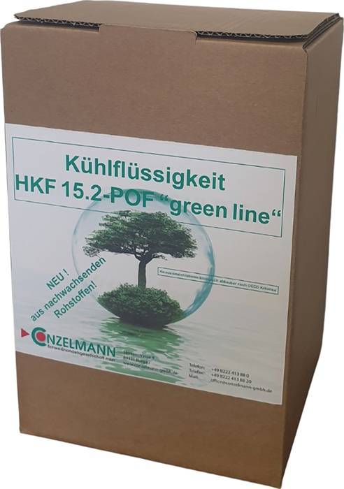 Kühlmittel HKF 15.2-POF green line 5kg Kanister Folienbeutel im Krt.