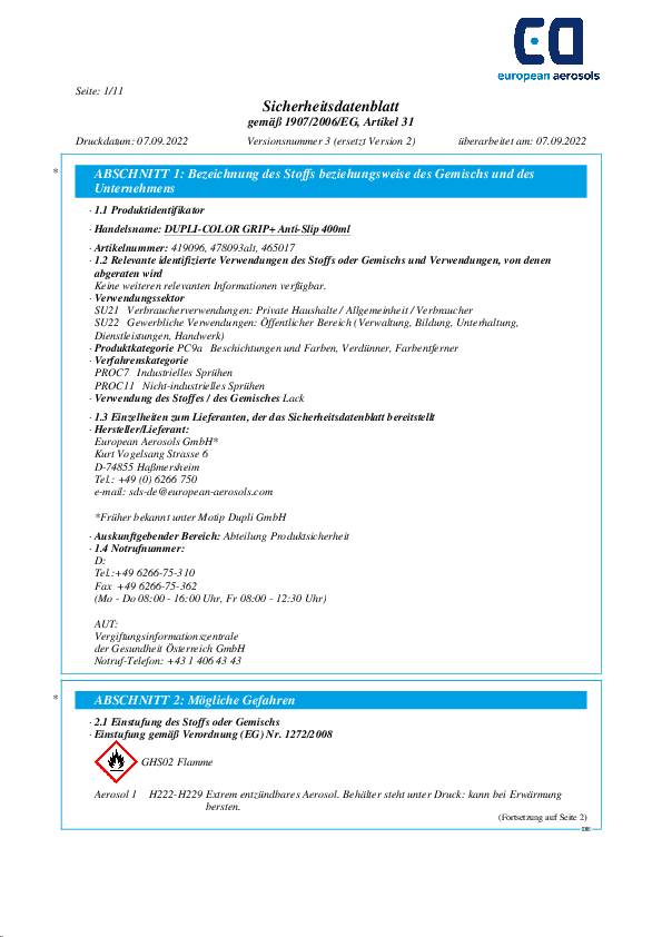 Anti-Rutsch-Spray ANTI-SLIP transp.seidenmatt 400ml Spraydose DUPLI-COLOR