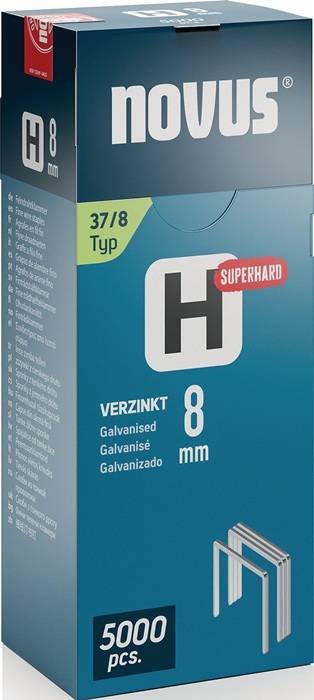 Superharte H-Bleistifte, 37/8, 8-mm-Spitzen, in einer blau-grünen Schachtel mit der Aufschrift 