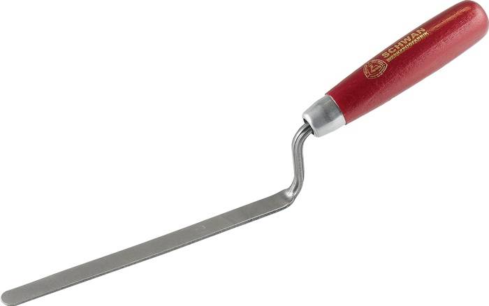 Dänische Fugenkelle L.310mm B.8mm kon.geschl.Kohlenstoffstahl C75 SCHWAN