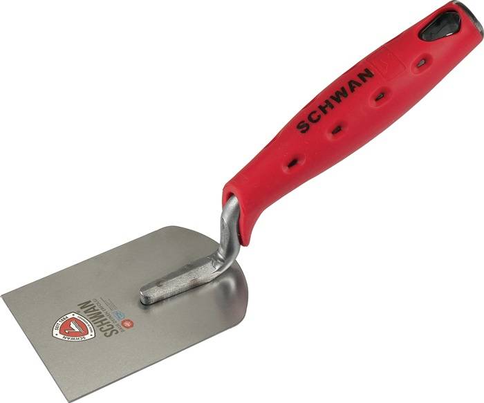 Stukkateurspachtel B.80mm rostfr.m.H-Heft VA SCHWAN