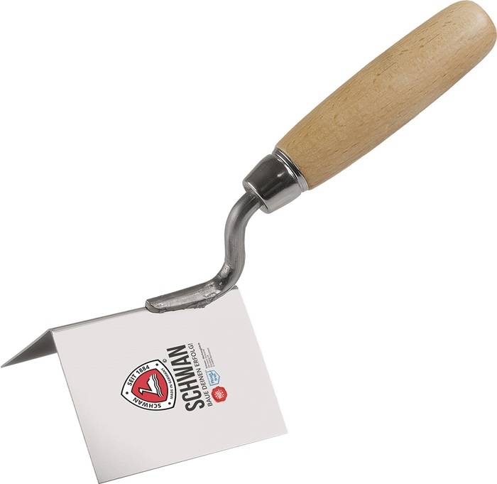 Außeneckenkellen B.60mm rostfr.Stahl 90Grad SCHWAN