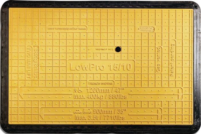 Grabenabdeckung LowPro® 15/10 b.0,90m B.L.1500mm B.1000mm 3,5 t