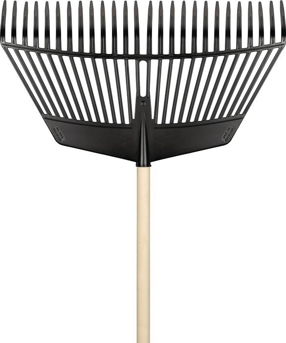 Kombi-Laubrechen u.-Gabel Arbeits-B.600mm Zinken-L.140mm 26 Zinken o.Stiel FLORA