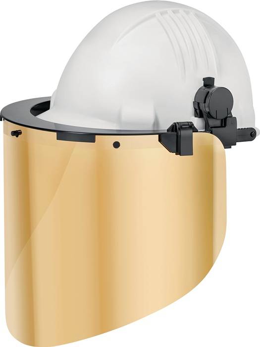 Kunststoffhelmhalterung GFKHH100 m.Einsteckern f.Euroslot PC EN 166 UHLEN