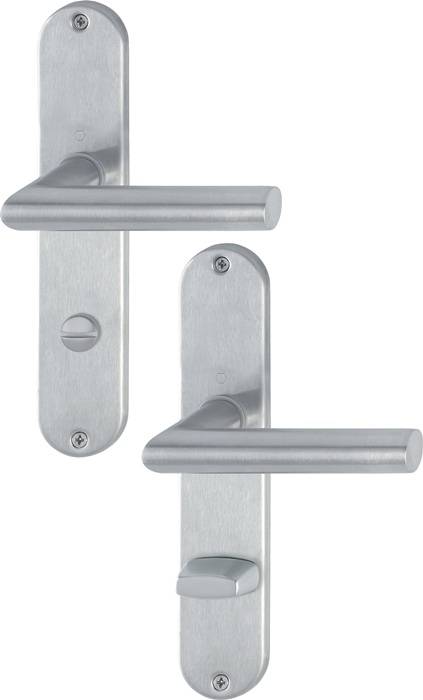 Langschildgarnitur Ams.E1400Z/302 VA F69 SK/OL 78mm HOPPE