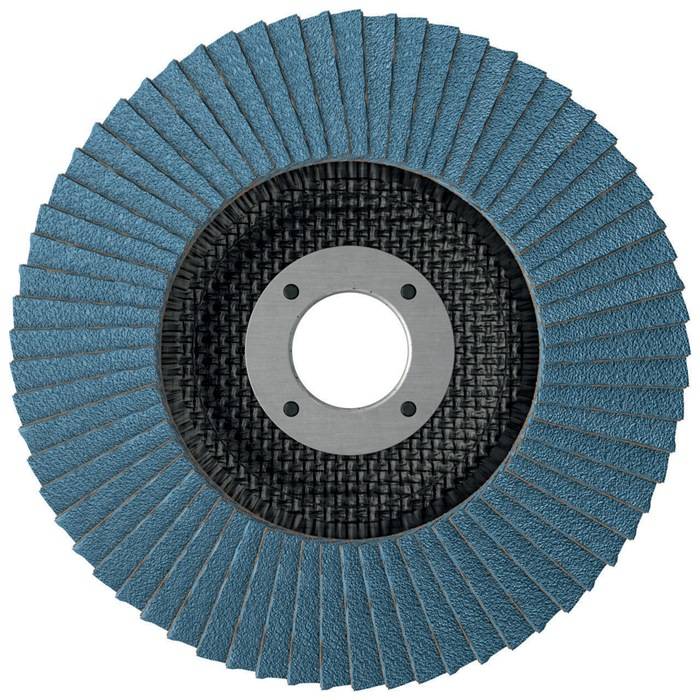 Fächerscheibe BASIC D.125mm K.40 gekr.Stahl,VA ZA-ZK TYROLIT