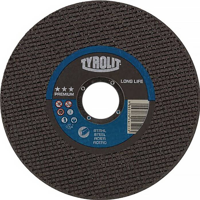 Trennscheibe PREMIUM LONGLIFE D125x1mm 41 F ger.LONGLIFE Bohr.22,23mm TYROLIT