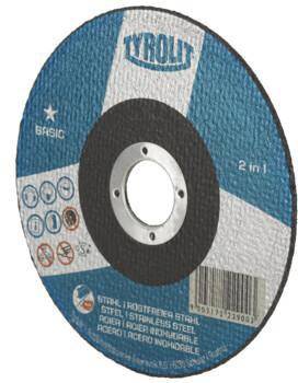 Trennscheibe BASIC D230x2mm ger.2in1 Bohr.22,23mm TYROLIT