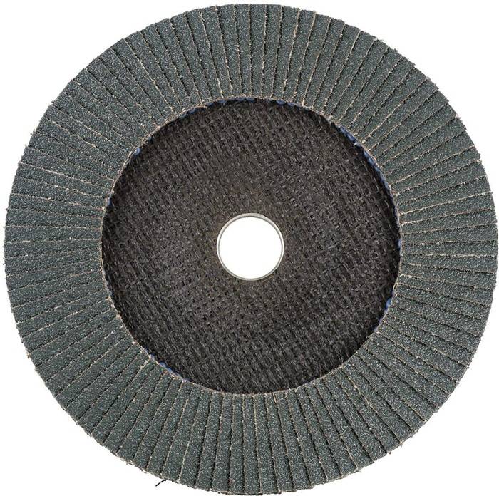 Fächerscheibe STANDARD D.125mm K.80 kon.Stahl,VA ZA-ZK