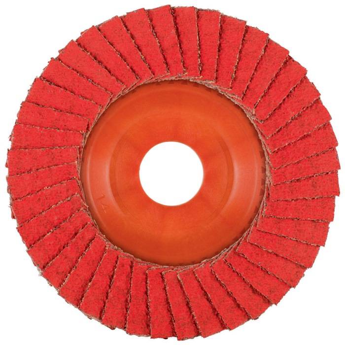 Fächerscheibe PREMIUM CERAMIC D.125mm K.60 ger.Rostfreier STA CA TYROLIT