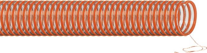 Lebensmittelschl.NORPLAST PUR 386 SCIROPPO®/PU/FOOD/AS ID51mm Transp.AD61mmL.30m