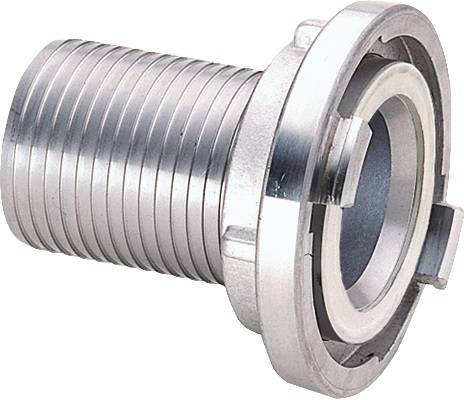 Saugkupp.gerillter Schlauchst.Storz F (3 Knaggen)Schlauchgröße 150mm Alu.Knaggen