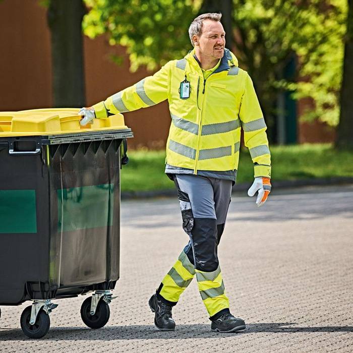 Warnschutzparka ARWID Gr.XXL gelb/grau ELYSEE