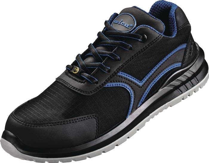 Sicherheitsschuh GÖHREN NUOVO Gr.45 W.10,5 schwarz/blau S1P FO SR ESD EN20345