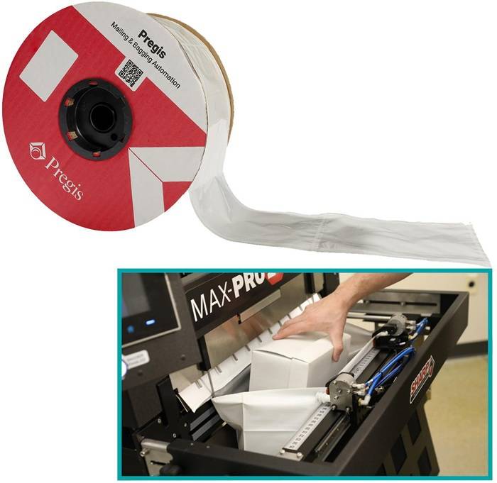 Schlauchfolie f.Kettenbeutel-Systeme Maße 152x203mm Länge 305m LDPE TRANSPAK