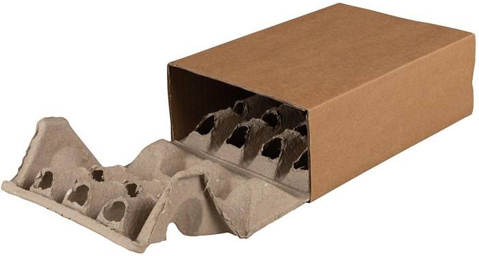 Polsterbox L-BOXeco basic Maße 200x142x63mm Noppenhöhe 25mm TRANSPAK