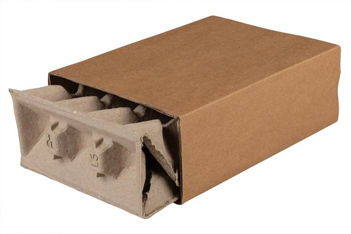 Polsterbox L-BOXeco basic Maße 200x142x63mm Noppenhöhe 25mm TRANSPAK