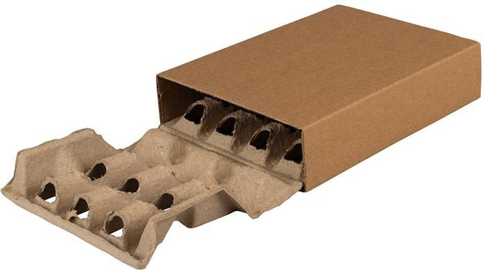 Polsterbox L-BOXeco basic Maße 200x142x40mm Noppenhöhe 20mm TRANSPAK