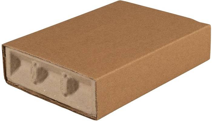 Polsterbox L-BOXeco basic Maße 200x142x40mm Noppenhöhe 20mm TRANSPAK