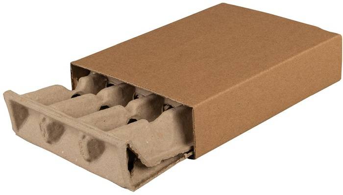 Polsterbox L-BOXeco basic Maße 200x142x40mm Noppenhöhe 20mm TRANSPAK