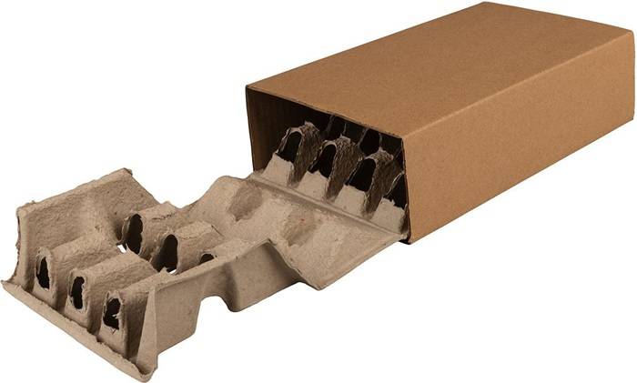 Polsterbox L-BOXeco basic Maße 272x157x70mm Noppenhöhe 35mm TRANSPAK