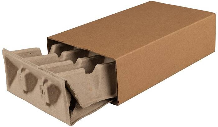 Polsterbox L-BOXeco basic Maße 272x157x70mm Noppenhöhe 35mm TRANSPAK