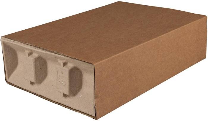 Polsterbox L-BOXeco basic Maße 357x241x90mm Noppenhöhe 45mm TRANSPAK