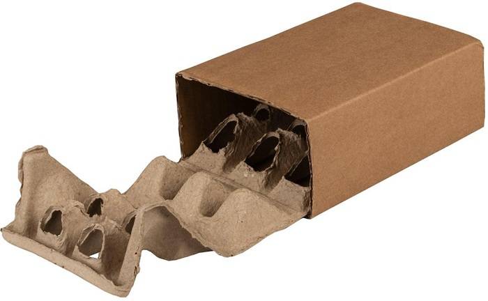 Polsterbox L-BOXeco basic Maße 100x50x50mm Noppenhöhe 25mm TRANSPAK