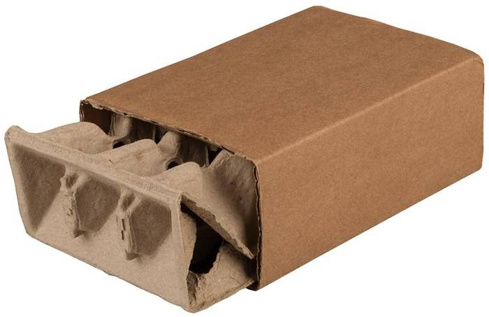 Polsterbox L-BOXeco basic Maße 100x50x50mm Noppenhöhe 25mm TRANSPAK