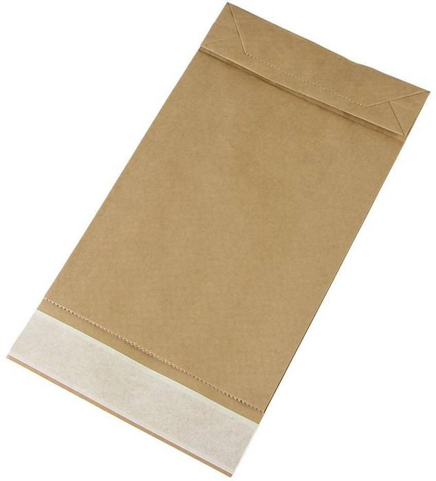 Polsterversandtasche Maße 250x50x353+50mm Kraftpapier braun SK TRANSPAK