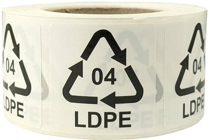 Etiketten f.Italien Maße 35x35mm Haftfolie weiß selbstklebend Aufdruck 04 LDPE